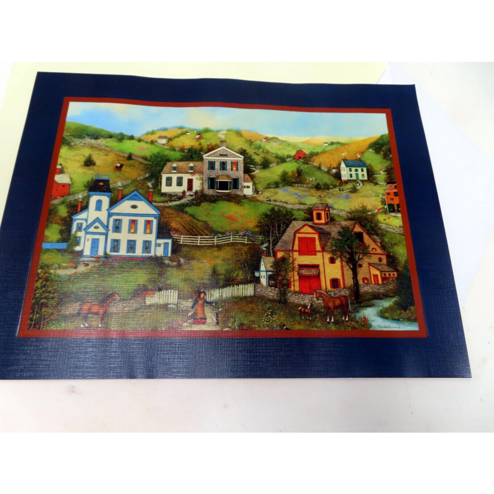Linda Nelson Stocks New Print 7x10 with Built in Mat Ready to Frame